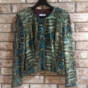 Joseph Ribkoff Snake Print Jacket